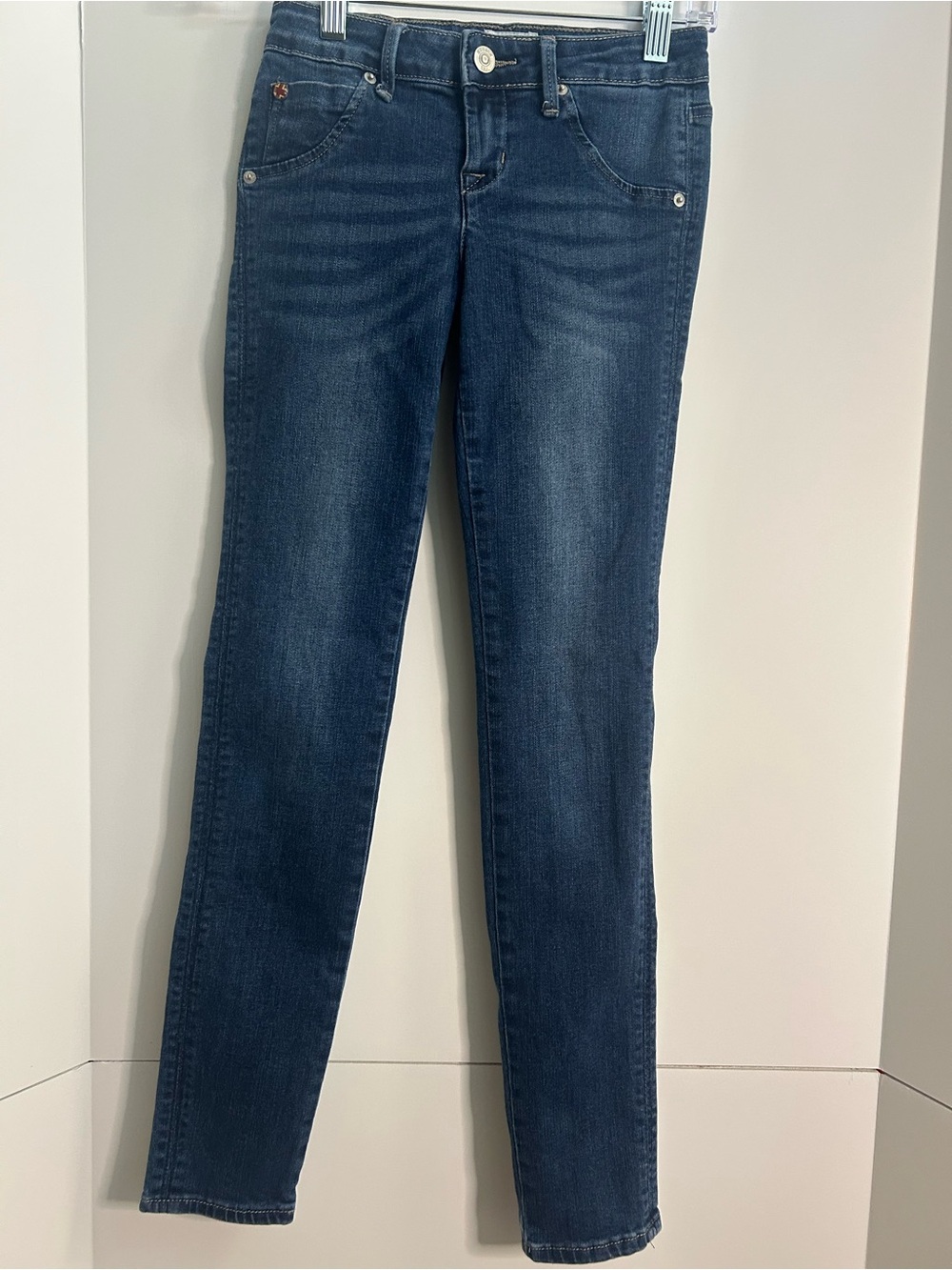 Hudson Jeans Women's Skinny in Dark Blue Denim Size 12